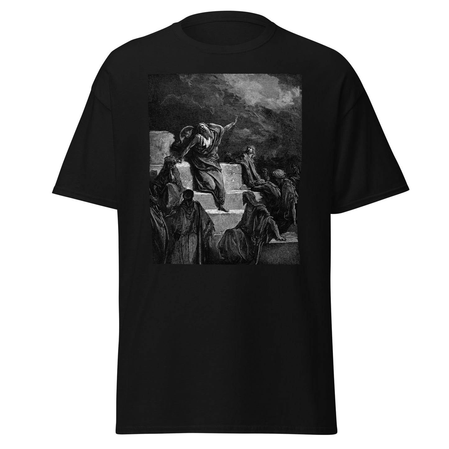 Jeremiah Gustave Dore Black T-Shirt