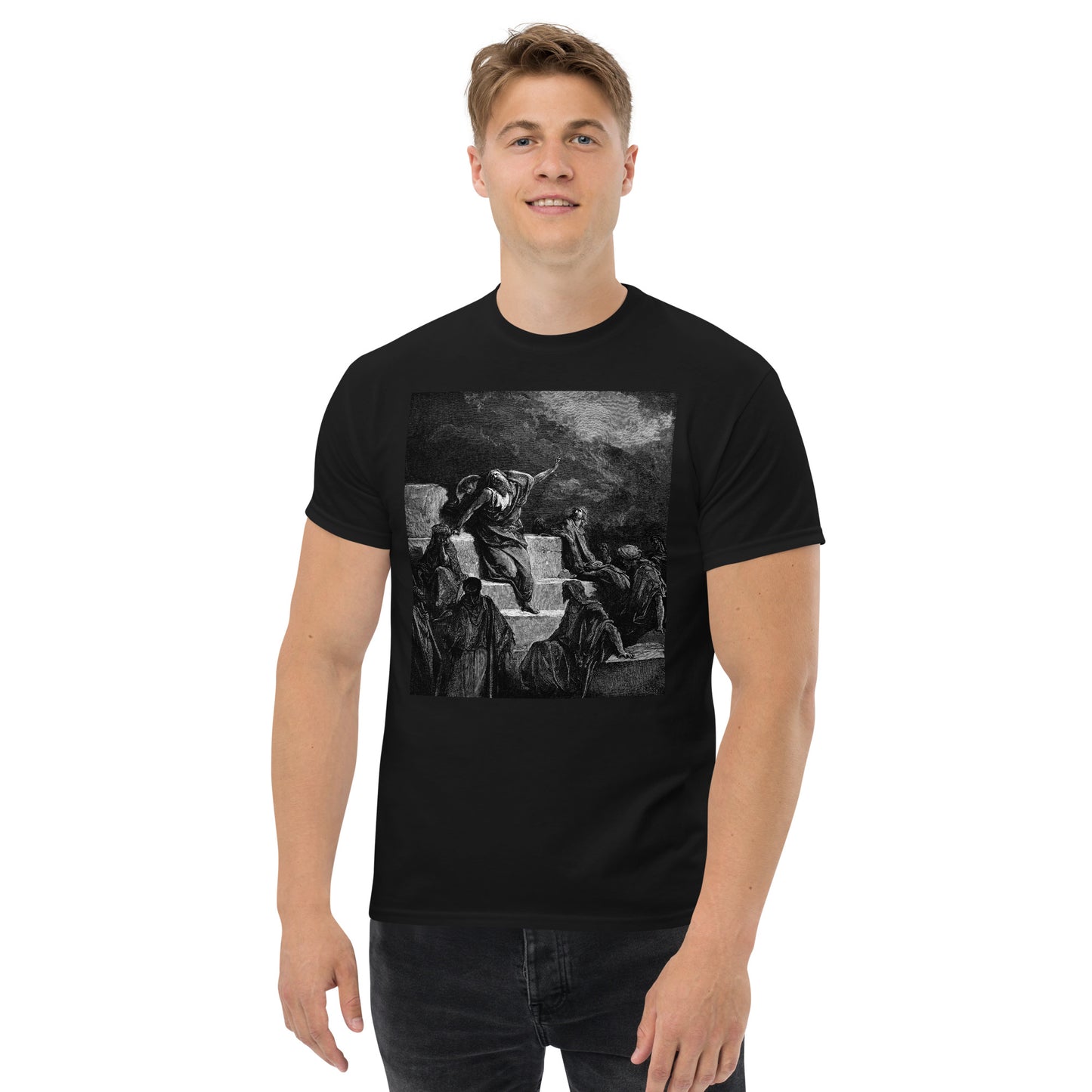 Jeremiah Gustave Dore Black T-Shirt