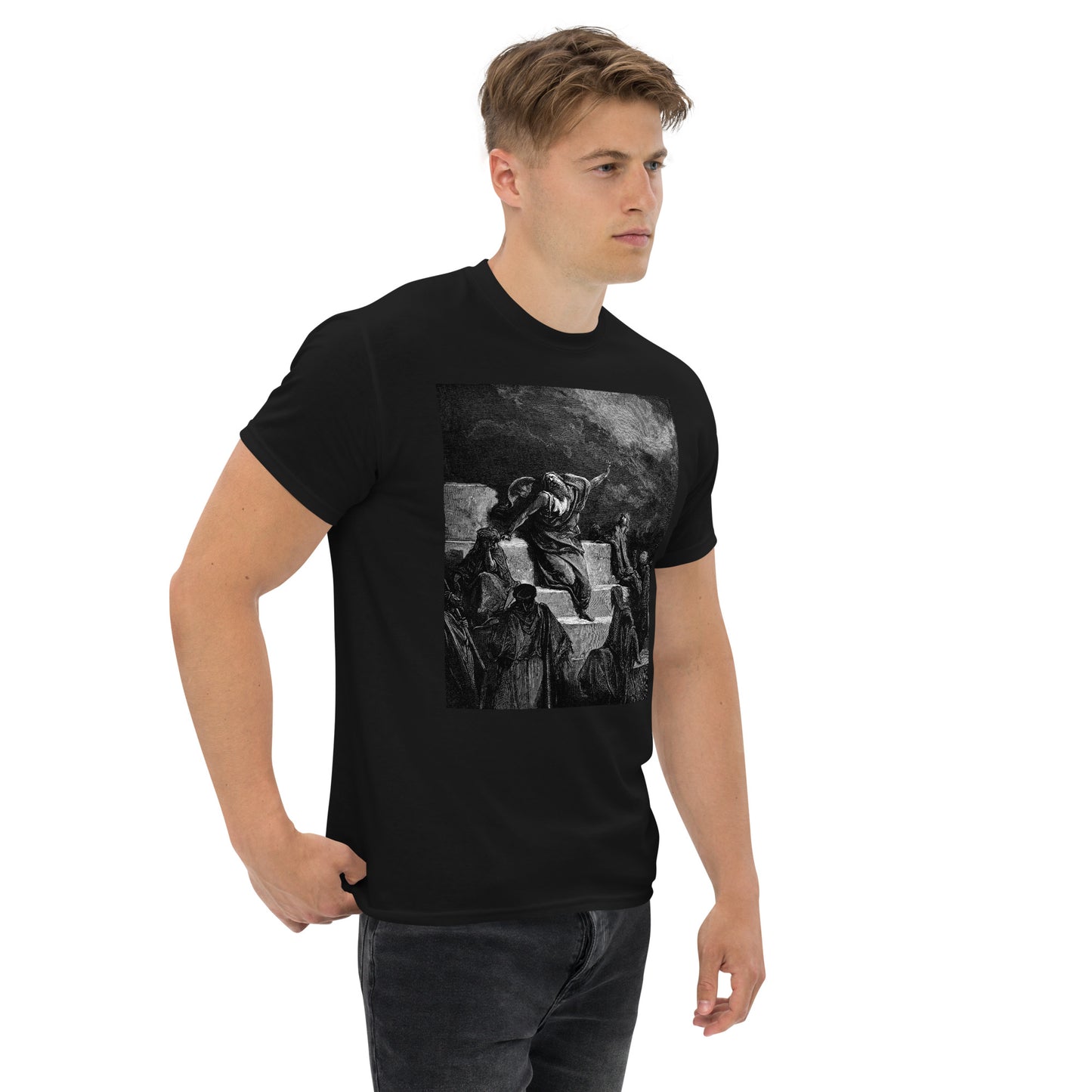 Jeremiah Gustave Dore Black T-Shirt