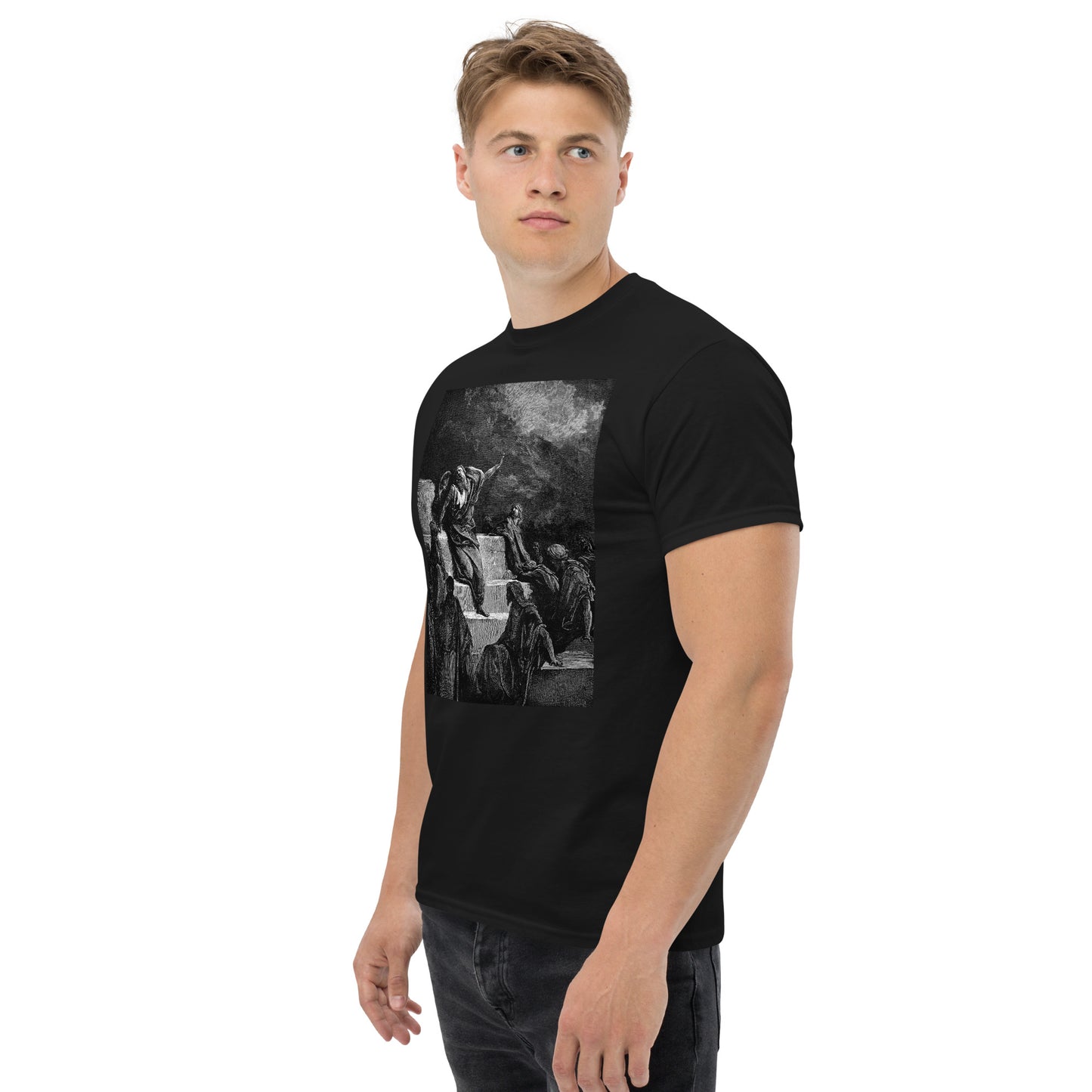 Jeremiah Gustave Dore Black T-Shirt