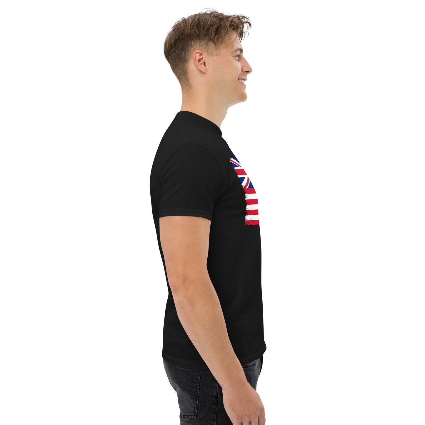 East India Company Flag Distressed T-Shirt - Patriotic British History Shirt - Unisex Black T Shirt Gift